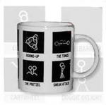 The Stick figure sex positions mug features a range of popular and adventurous s