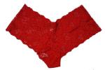 Small Red Lace Boyleg Boyshorts Soft Floral Panties Underwear Knickers Sweet