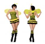 Bumblebee Bee Stinger Dress Adult Women Cute Complete Costume Medium Woman