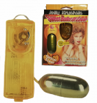 Jelly Krystal Sweet Bullet of Love Apricot Scented Multispeed Massager Easy Use