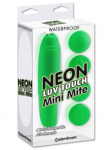 Green Pocket Rocket Mini Massager 4 Interchangeable Heads Waterproof Massage