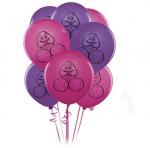 penis design balloons hens night pink purple party pecker latex balloons