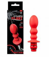 Hydro Blast Spraying Butt Plug Red Cleanser Anal Douche Enema System Clean Colon