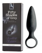 Fifty Shades of Grey Something Forbidden Black Anal Plug with Finger Loop Base