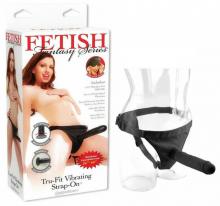 Tru Fit Vibrating Strap On Tru Fit Vibrating Strap On Dong Dildo Black Penis Attachment Fetish Fantasy Fun