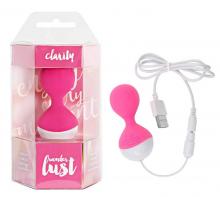 Wonder Lust Clarity Pink Sexual Wellness Adult Sex Wonder Lust Clarity Rechargeable Silicone Kegal Balls
