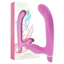 Vibe Therapy Wishbone Strapless Strap-On Extender Strap Couples Lesbian Vibrator