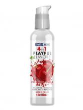 Poppin Wild Cherry 118ml Swiss Navy 4 In 1 Playful Flavour Lube Poppin Wild Cherry Warm Lubricant 118ml