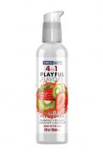Swiss Navy 4 In 1 Playful Flavour Lube Strawberry/Kiwi Pleasure Lubricant 118ml