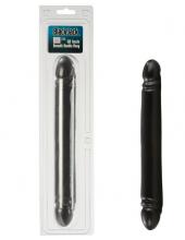Black Jack Smooth Double Header Black Dong 12 Inch Realistic Adult Toy Dildo 