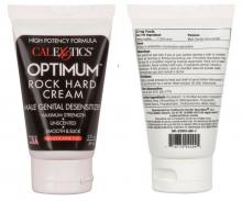 Optimum Delay Rock Hard Cream 59ml Made in USA by California Exotics Post
