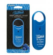 Good Head To-Go Deep Throat Spray Blue Raspberry GoodHead To-Go - Deep Throat 