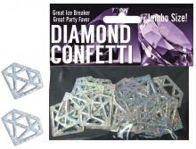 Diamond Mylar Confetti Silver Jumbo Size Engagement Bachelorette Party Hot Sexy