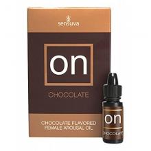 On For Her Chocolate Sensuva On For Her Chocolate Arousal Oil 5ml Natural Stimulating Sexual Drive
