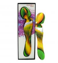 Beja Wand 2 in 1 Dual Vibrator Camo Green Silicone Rechargeable 