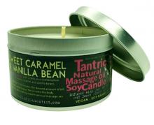 Tantric Vanilla Massage Candle Natural Soy Massage Oil Candle Pheromones 170g