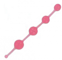Anal sex beads soft firm jelly glow in the dark