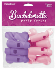Bachelorette Party Favours Peni Whistles X 8 Hens Party Supplies Willy Whistle