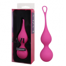 Pink Peonia Kegel Balls Waterproof Hygienic Ben Wa Kegal Exerciser Silicone
