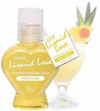 Pina Colada Mini Liquid edible massage oil heats up when massaged into the skin
