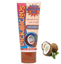 Pina Colada Flavour Edible Dickalicious Arousal Gel Flavoured Oral Lotion Penis