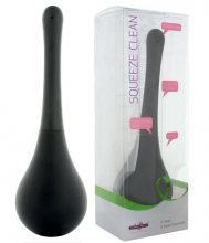 Squeeze Clean Black Squeeze Clean Black UniSex Anal Douche Enema Cleanser Colon Cleansing Cleaner
