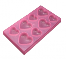 Heart Shaped Pink Ice Cube Tray Chocolate Jelly Mould Hens Night Bachelorette