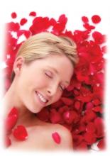 100 Romantic Silky Rose Petals of Passion Red Silk Scatters Fabric Petal