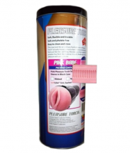 Pleasure Torch Ribbed Fleshlight Flashlight Soft Flexible Durable Safe Phalate Free Easy Ribbed