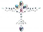Clevage Bling Sticker Rhinestone Pastie Decorations Breast Nipple Decoration Fun