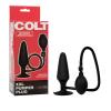 Colt Gear Adult Male XXL Pumper Plug Black Large Sex Toy Silicone Quick Release